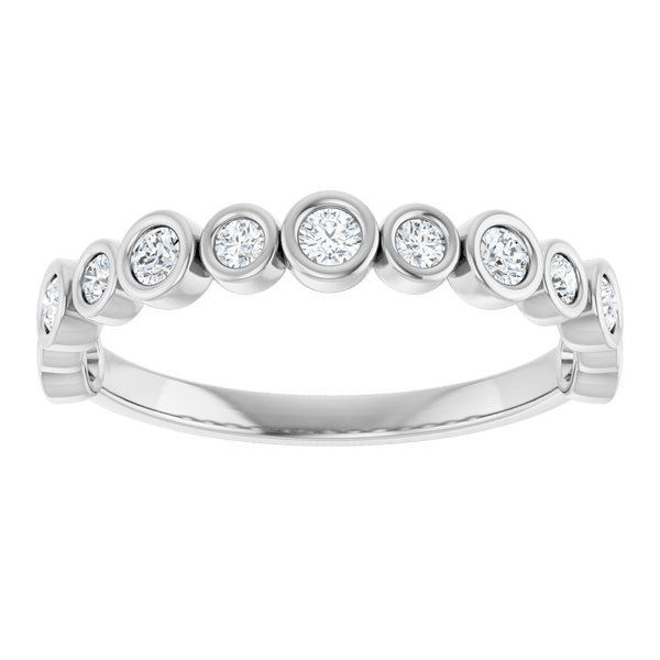 Bezel Lab-Grown Diamond Anniversary Band