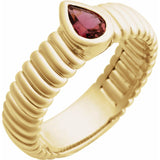 Bezel Gemstone Ring