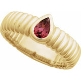 Bezel Gemstone Ring