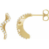 Accented Hoop Earrings