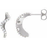 Accented Hoop Earrings