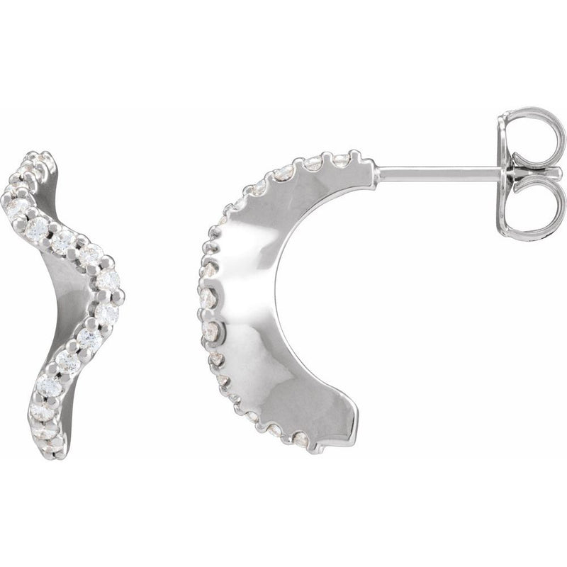 Accented Hoop Earrings